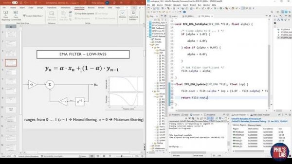 The Simplest Digital Filter (STM32 Implementation) - Phil's Lab #92