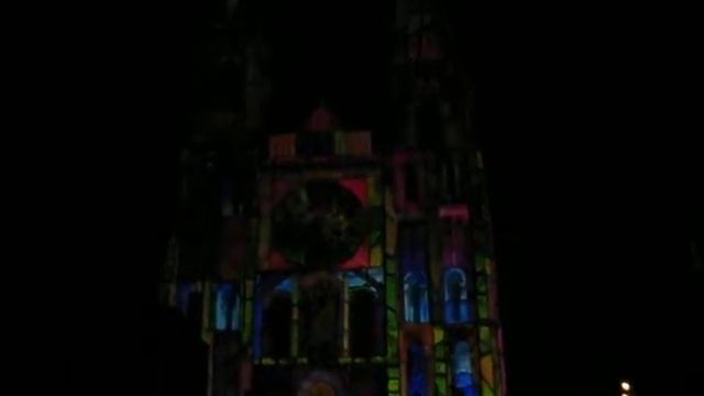 Праздник Огней в Шартре. Собор Нотр Дам. смотреть онлайн