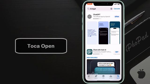 Como descargar ChatGPT para iPhone Chat GPT App iOS español смотреть онлайн