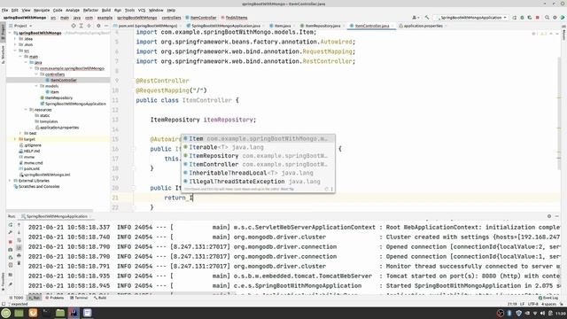 Java SprigBoot RestAPI with MongoDB - speed code - part 2 смотреть онлайн
