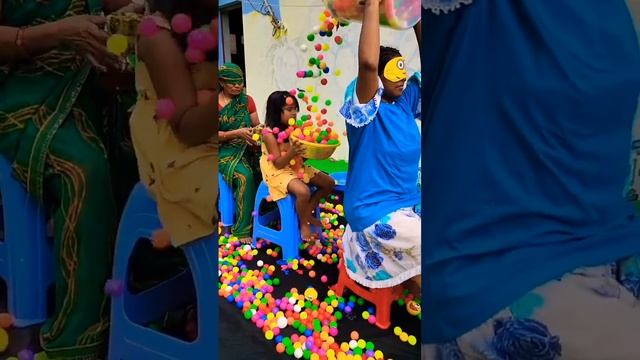 Multi Color 10,000 ping pong pour Challenge family game Part 174 #shorts #game смотреть онлайн