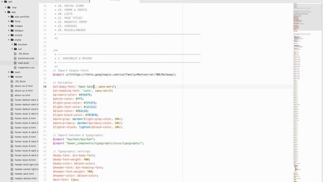 Change font on full website from Sass - 'Salt' | Multi-purpose HTML Website Template смотреть онлайн