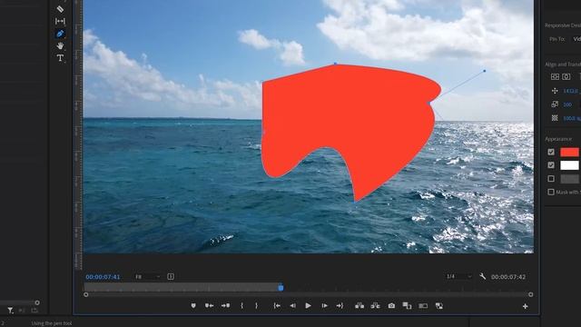 How to use the Pen tool in Premiere Pro смотреть онлайн