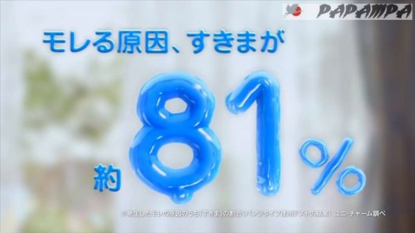 Diaper for kids Moony & Moony Man. Рекламные ролики компании Unicharm.