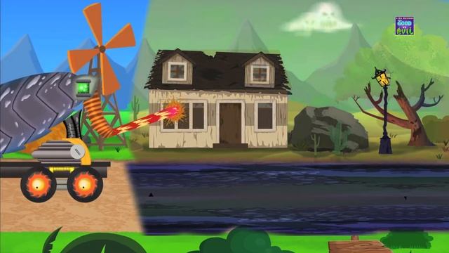 Good VS Evil | Good Concrete Mixer Vs Evil Concrete Mixer | Kids Videos смотреть онлайн
