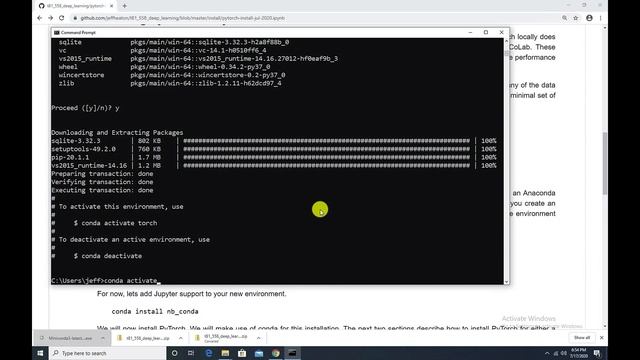 Installing PyTorch for CPU and GPU using CONDA (July, 2020) смотреть онлайн
