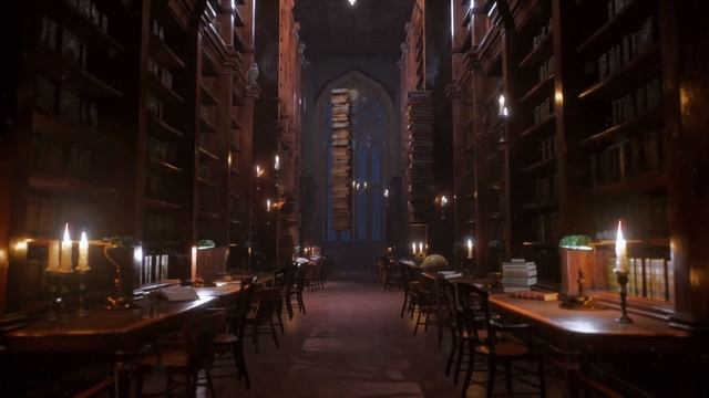 Harry Potter Chill Music And Ambience ~ Hogwarts Library