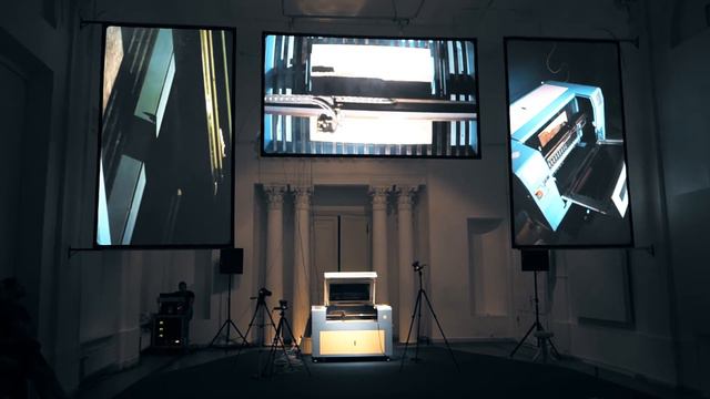 Disposition for a large laser beam machine /Диспозиция для большого лазерного станка. смотреть онлайн