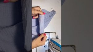 Муслин. Обработка края 2х слойного муслина.