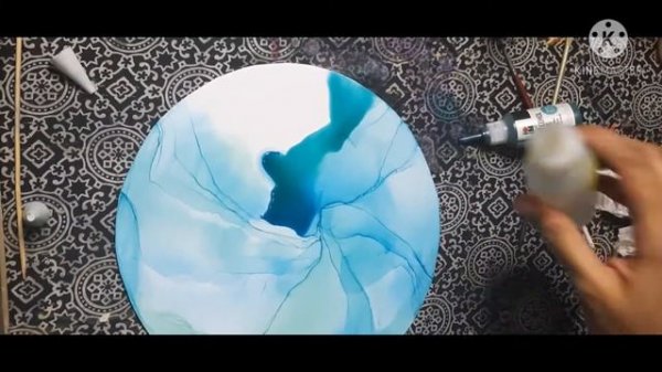 ALCOHOL INK PAINTING | ALCOHOL INK TUTORIAL | ALCOHOL INK FOR BEGINNERS