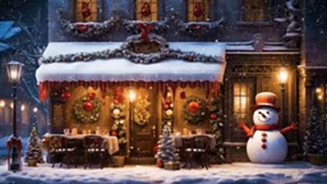 Relaxing Christmas Jazz Music In Cozy Christmas Ambience - Cozy Jazz Christmas Music For Work, Stud смотреть онлайн