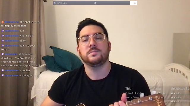 UKULELE COVER: Fly Me To The Moon - Frank Sinatra смотреть онлайн