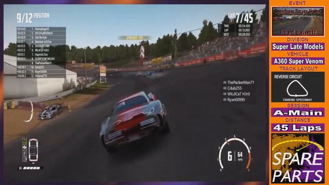 2022 SP Wreckfest Series | Speedway Racers United S3 Group B Week 2 (SP High Gear) смотреть онлайн