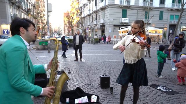 Ob-La-Di, Ob-La-Da 🎷🎻 Sax & Violin | Karolina Protsenko e Daniele Vitale смотреть онлайн