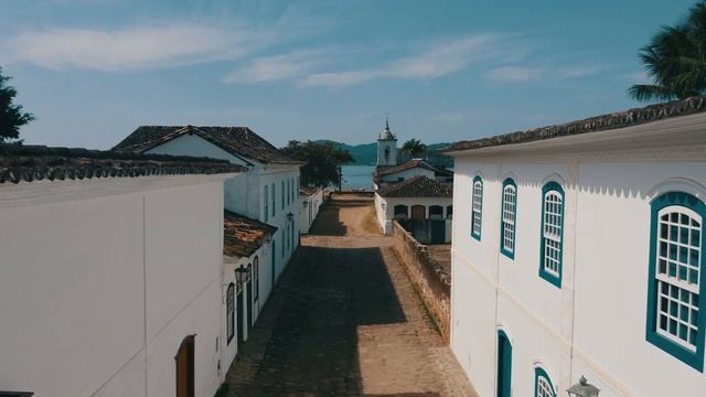 PARATY, BRAZIL. Best Place To Visit Near Rio De Janeiro. Travel Destinations Drone Footage 8k.