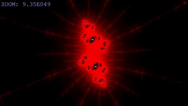 Stibium - Mandelbrot set fractal zoom - Fractured 2.13E96 Full HD