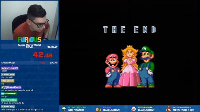 Super Mario World - 0 Exit (Credits Warp) em 41.022s [Recorde Mundial] смотреть онлайн