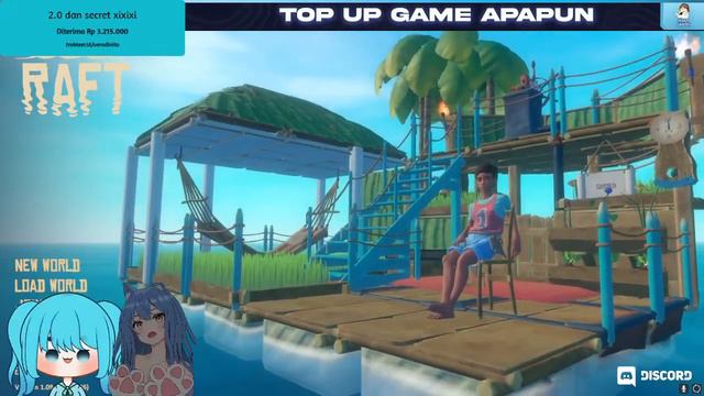 [Raft Live] Bocah biru menguasai lautan raft letsgooo! @RoxyXaviera смотреть онлайн