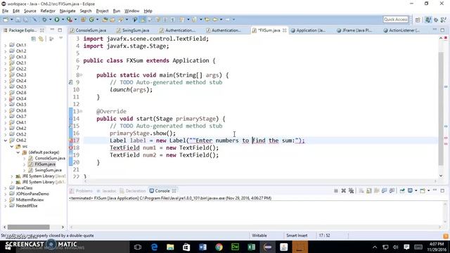 CSC200 Chapter6 2 GUI with JavaFX смотреть онлайн