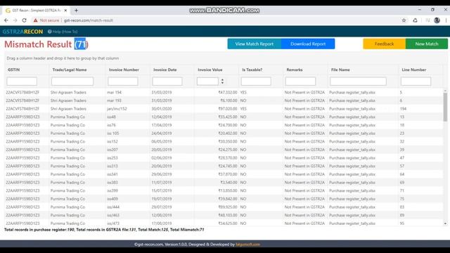 GSTR 2A Reconciliation in less than 30 seconds, without excel knowledge. смотреть онлайн