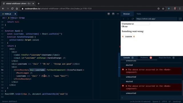 Error Boundary Remounting смотреть онлайн