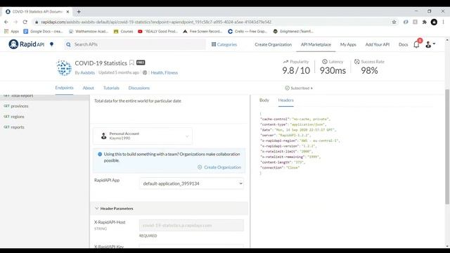 Learn API Basics in 5 minutes | Free Coronavirus API! смотреть онлайн