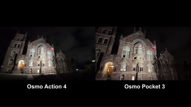 Low Light Comparison DJI Osmo Pocket 3 vs. Osmo Action 4 смотреть онлайн