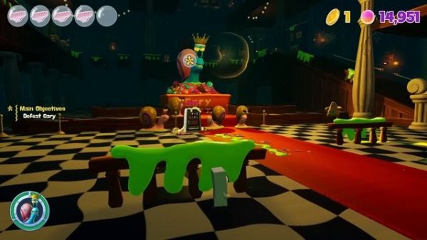 SpongeBob The Cosmic Shake Switch - 100% Walkthrough Gameplay Part 5 - Prehistoric Kelp Forest Cave