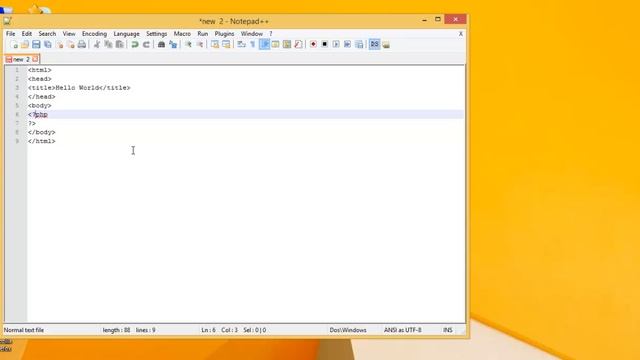 How to Start with PHP and Create simple page смотреть онлайн