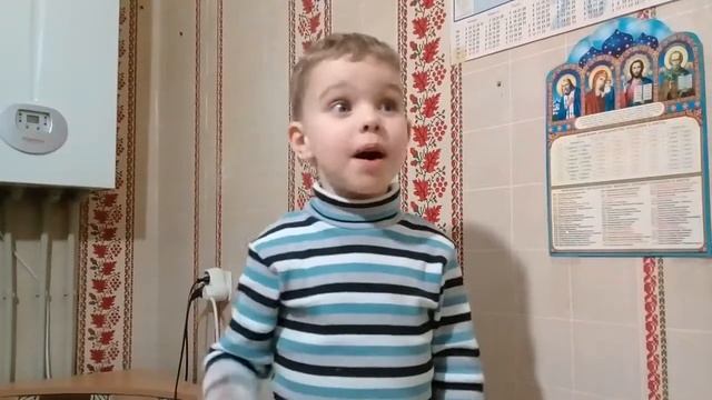 С 8 марта. Стих от Дениса. Счастливый ребёнок. смотреть онлайн