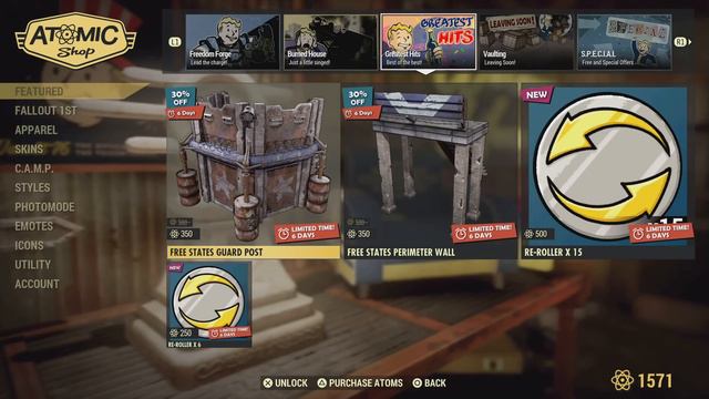 Atomic Shop Update (Nov. 7, 2023) - Fallout 76 смотреть онлайн