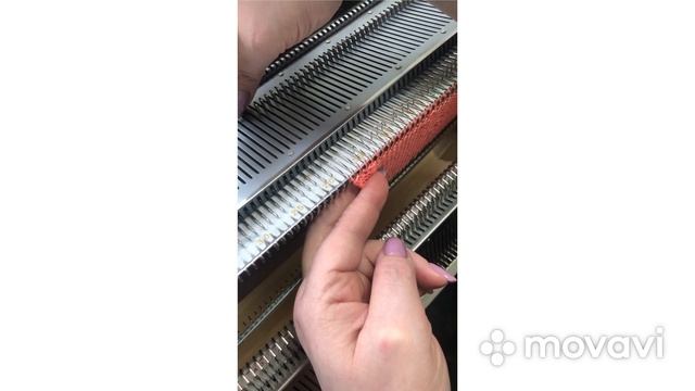 Работа с деккером на вязальной машине. смотреть онлайн