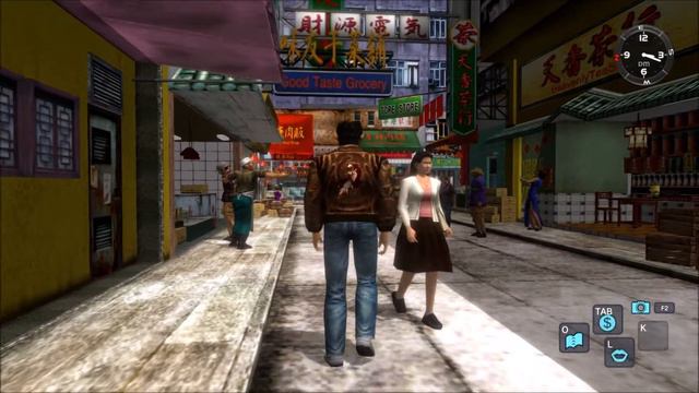 HOW BIG IS THE MAP in Shenmue 2? Walk Across the Map смотреть онлайн