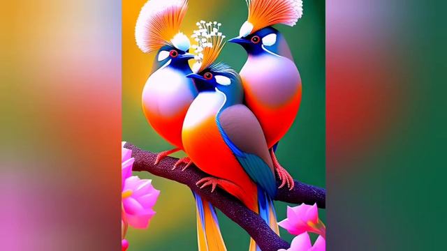The Most Colourful Birds In The World | Breathtaking Nature & Wonderful Birds Songs Stress Relief.