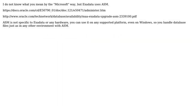 Oracle Exadata datafile distribution (2 Solutions!!) смотреть онлайн