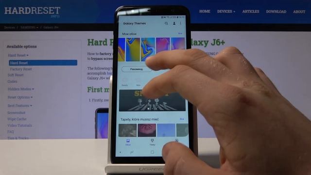 Samsung Galaxy J6+ — Как сменить обои на телефоне? смотреть онлайн
