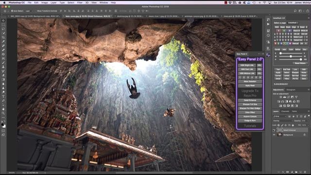 Easy Panel 2.0 - Amazing Free 16 bit Luminosity Masks Panel смотреть онлайн