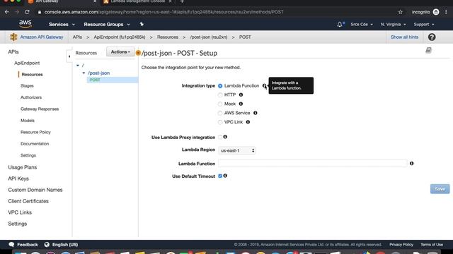 Resources and Methods with Lambda integration - Amazon API Gateway p2 смотреть онлайн