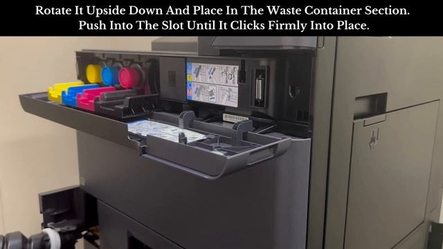 How to replace TonerWaste container in the Kyocera TASKalfa2554ci 3252ci 3554ci 5054ci TK 8367... смотреть онлайн