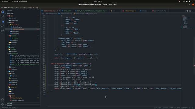 Integrasi Midtrans "Keamanan dan Handler Webhooks" - Laravel #3 смотреть онлайн