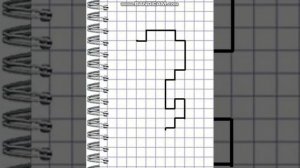 Цветочек. Графический диктант по клеточкам.