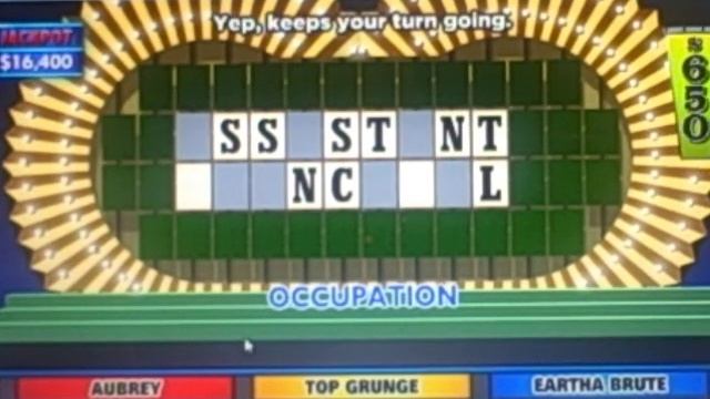 BigJon's PC Wheel of Fortune 10th Run Game #1 смотреть онлайн