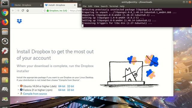 Dropbox SSO install failure in Ubuntu 18.04 2019-7-09 смотреть онлайн
