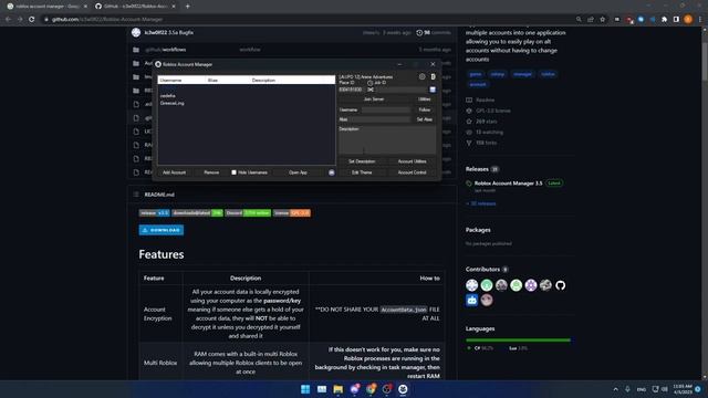 ROBLOX ACCOUNT MANAGER QUICK TUTORIAL (PLAY ON MULTIPLE ROBLOX ACCOUNTS) смотреть онлайн