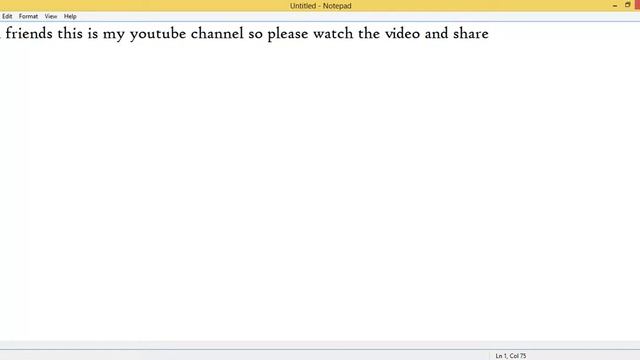 How to create and save a text file in notepad | .txt FILE |. смотреть онлайн