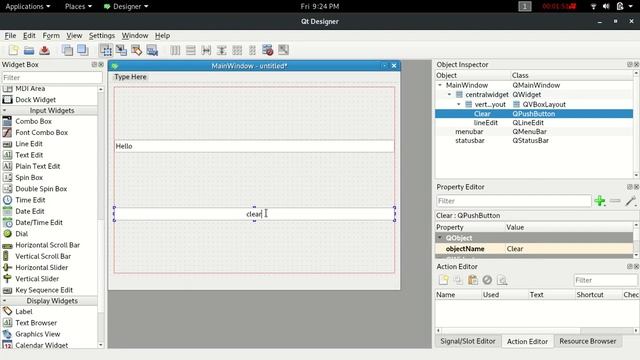 Qt GUI using Qt Designer смотреть онлайн