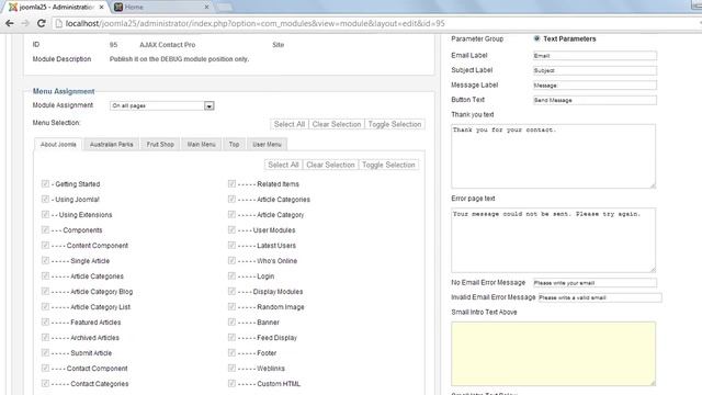 AJAX Contact Pro Joomla Module смотреть онлайн