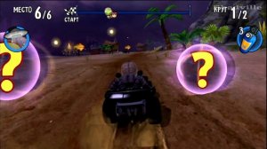 Beach Buggy Racing (PS4) Прохождение игры #7: Ралли в Тайфуне (Финал)