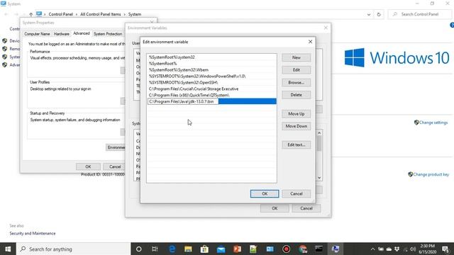 Setting Up JAVA Path Part 2 Lec 3 смотреть онлайн