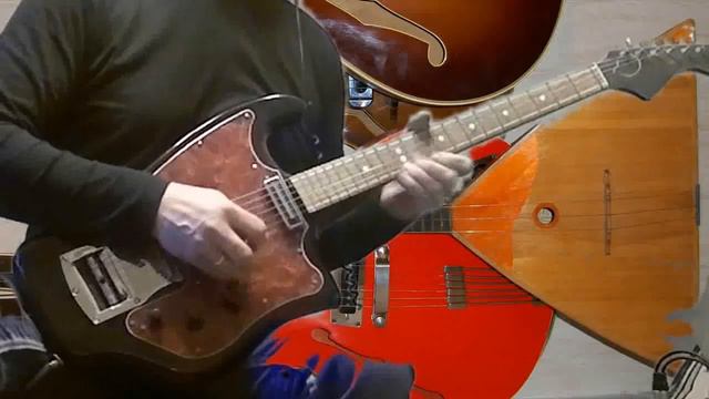 Vintage Soviet Russian Guitar Tonika